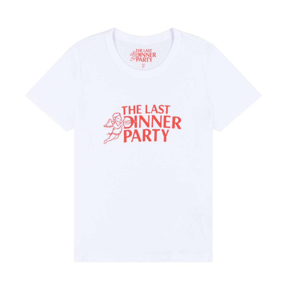 The Last Dinner Party - White Logo Baby Tee