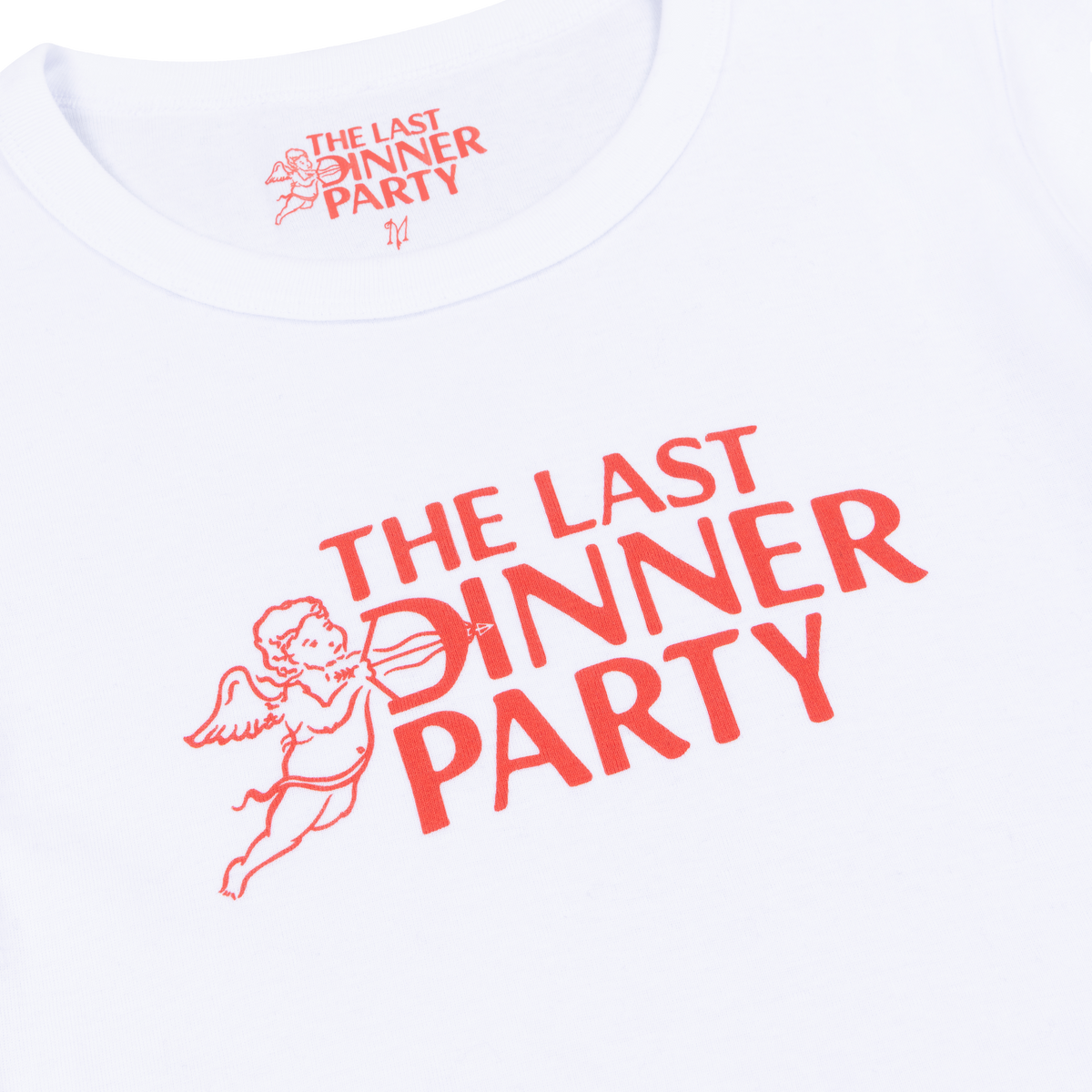 The Last Dinner Party - White Logo Baby Tee