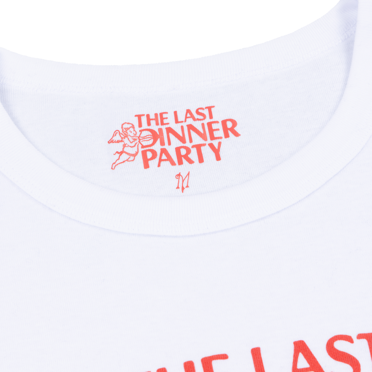 The Last Dinner Party - White Logo Baby Tee