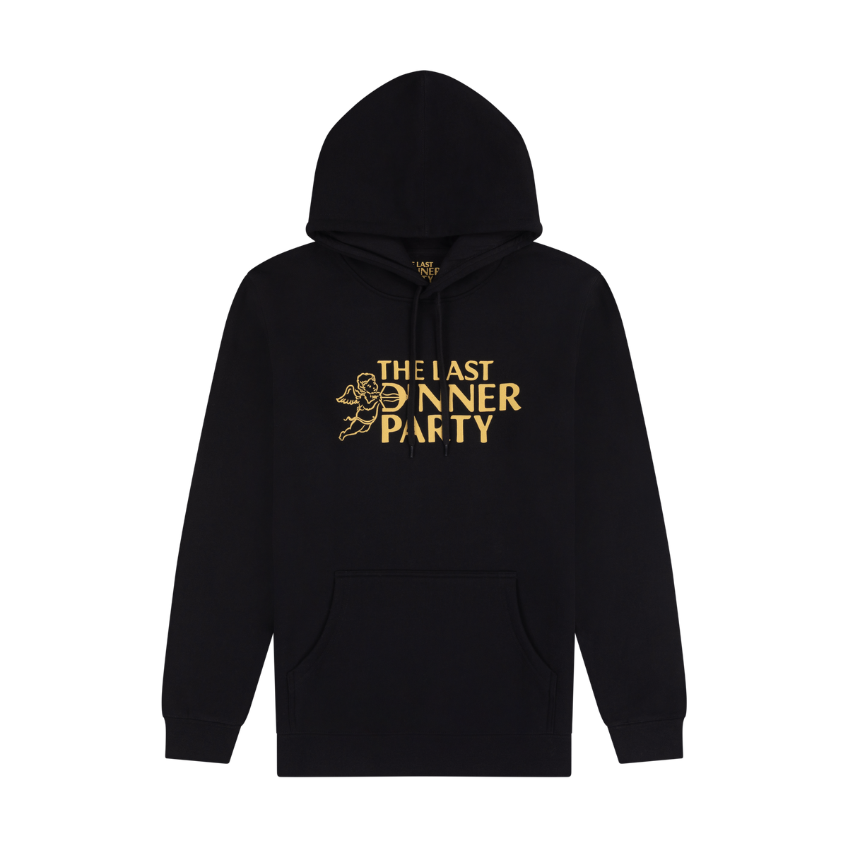 The Last Dinner Party - Black Large Cherub Logo Hoodie