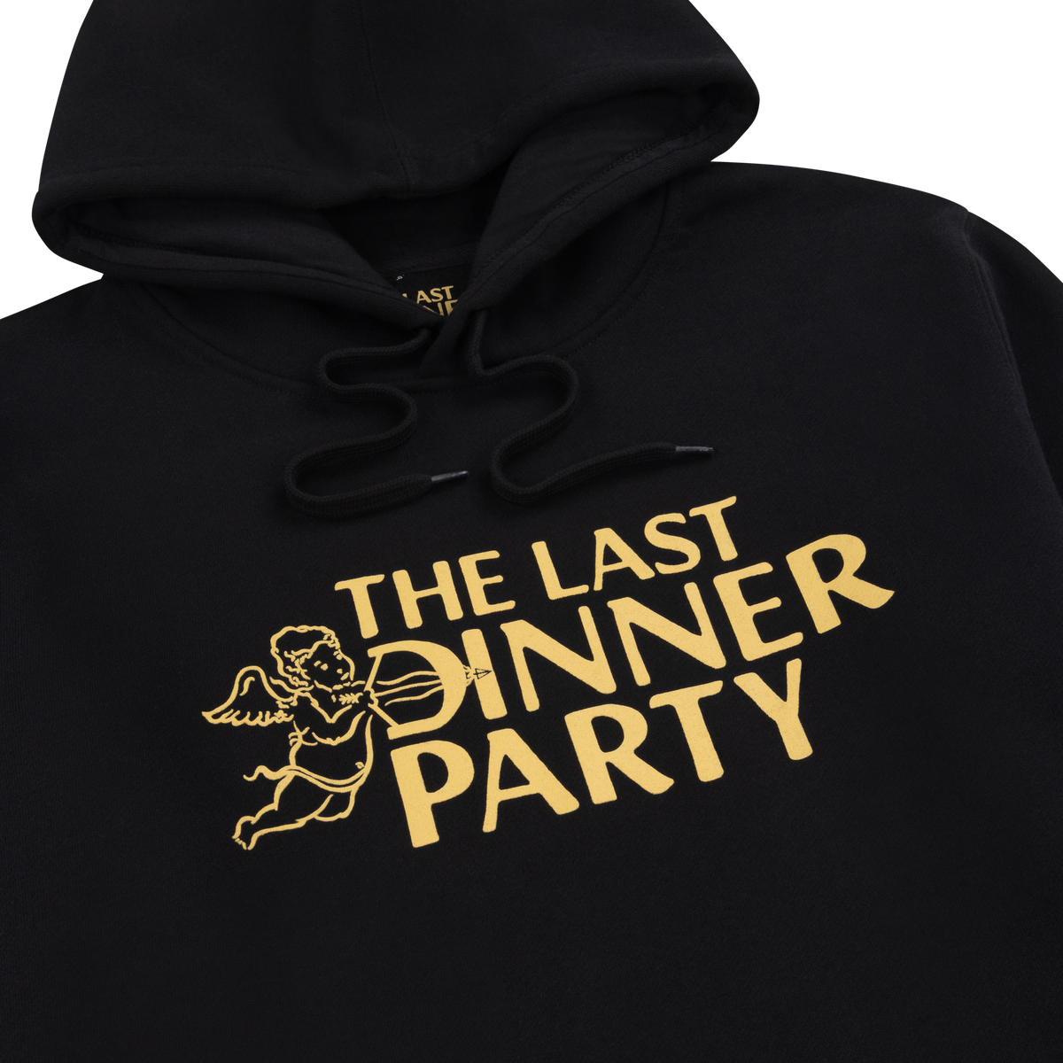 The Last Dinner Party - Black Large Cherub Logo Hoodie