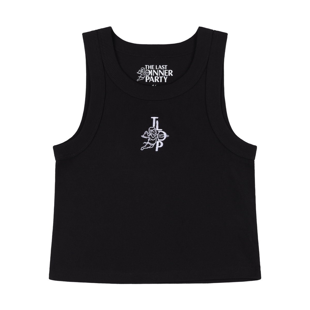 The Last Dinner Party - Embroidered Logo Vest in Black