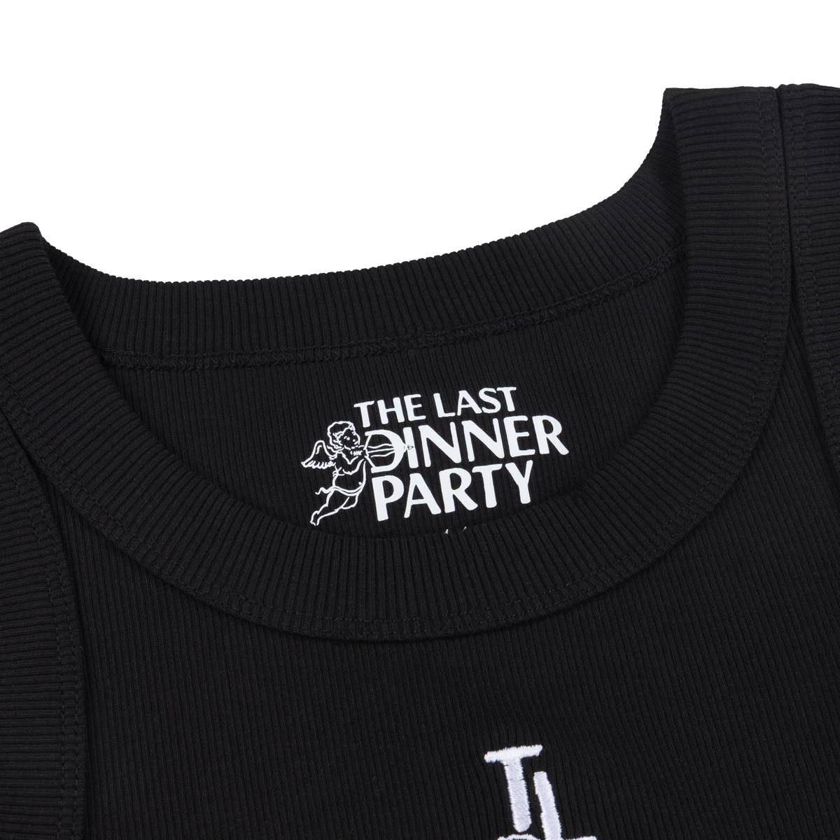 The Last Dinner Party - Embroidered Logo Vest in Black