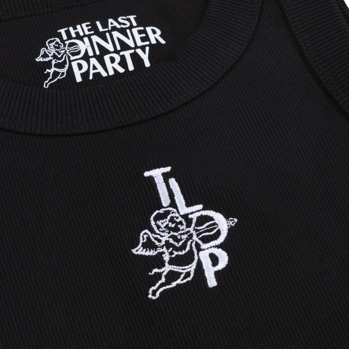 The Last Dinner Party - Embroidered Logo Vest in Black