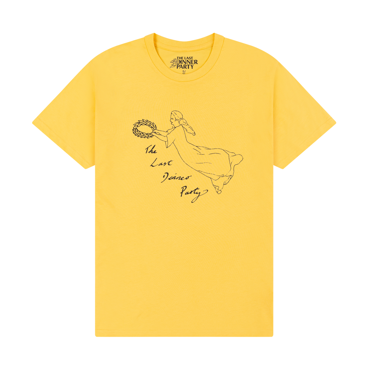 The Last Dinner Party - Yellow Wreath Logo T-Shirt