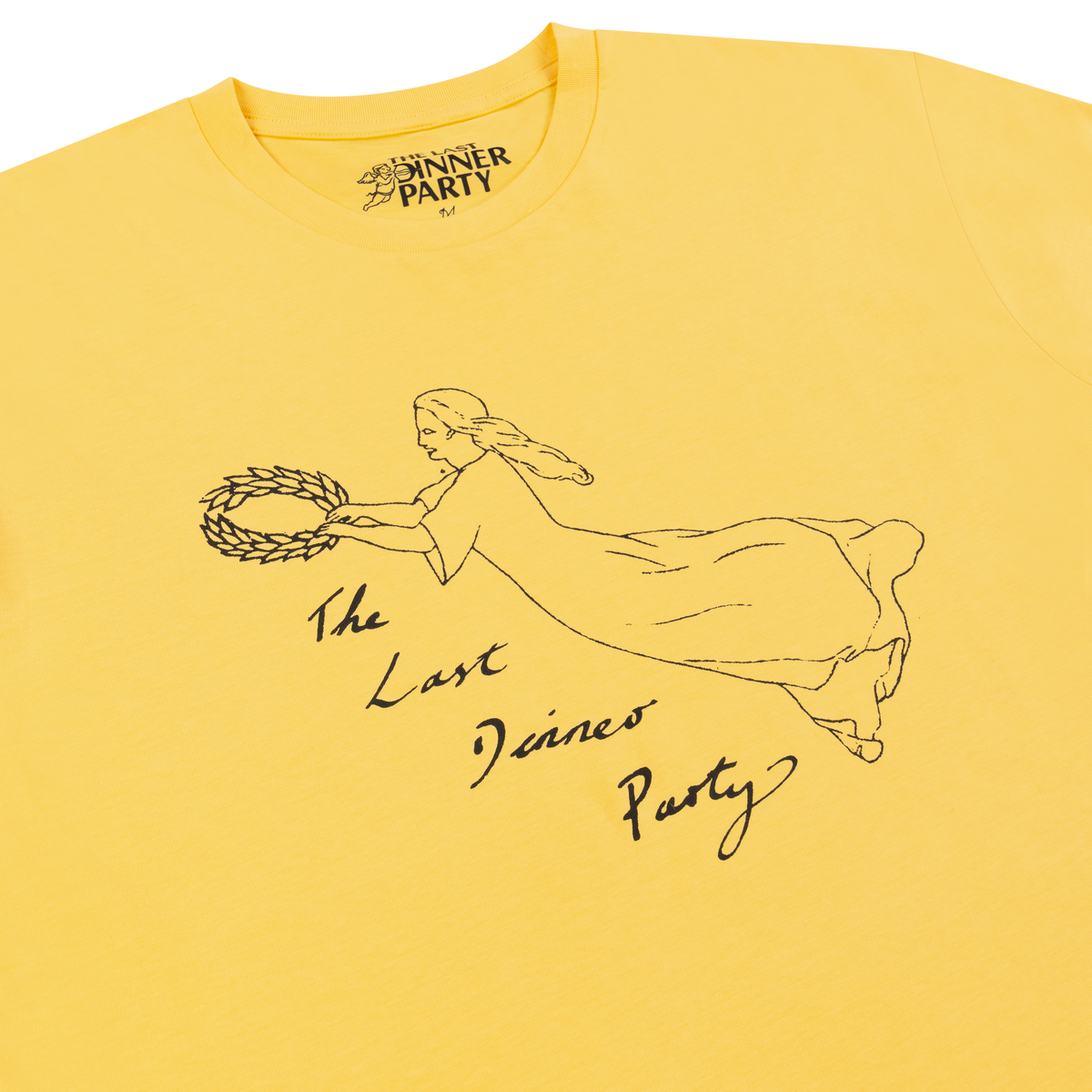 The Last Dinner Party - Yellow Wreath Logo T-Shirt