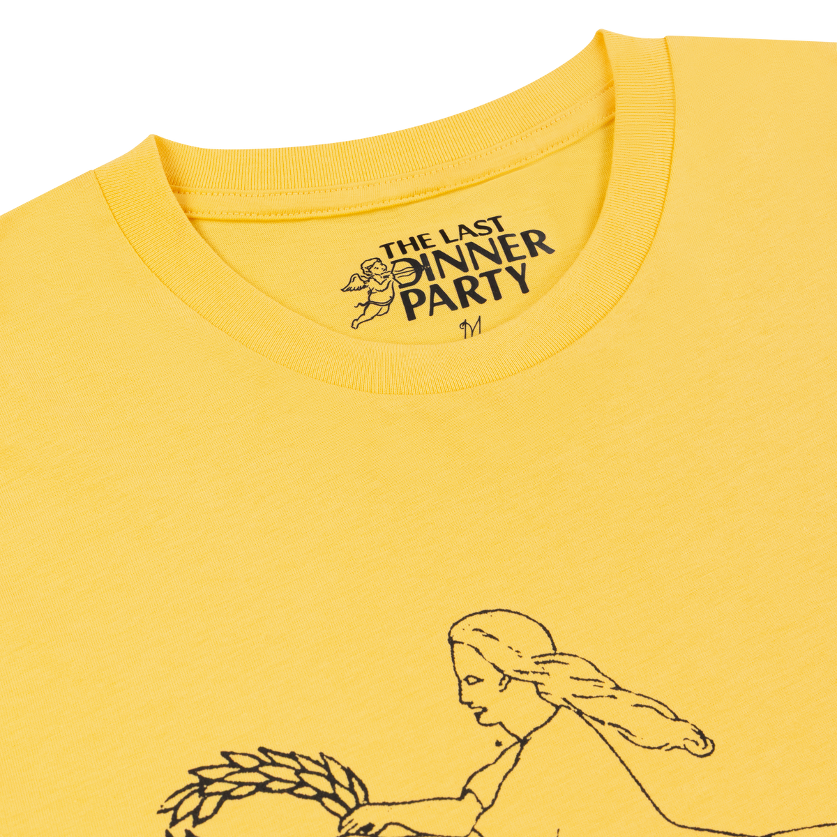 The Last Dinner Party - Yellow Wreath Logo T-Shirt