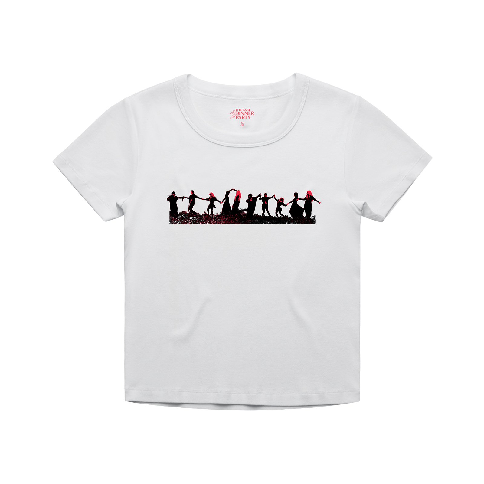 The Last Dinner Party - Silhouette Print White Baby T-Shirt