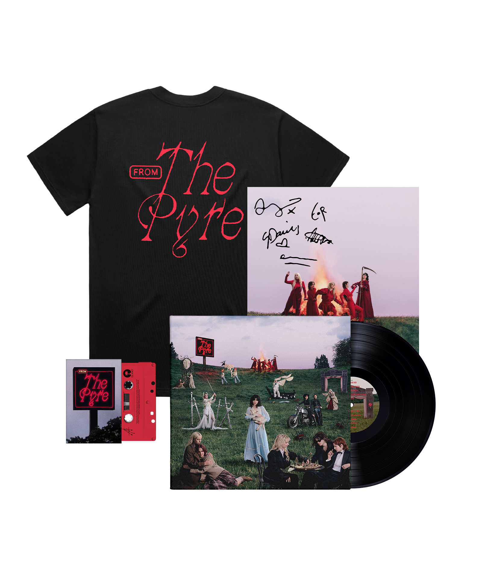 Black Logo T-Shirt + Classic Edition LP + Cassette + Signed Art Card