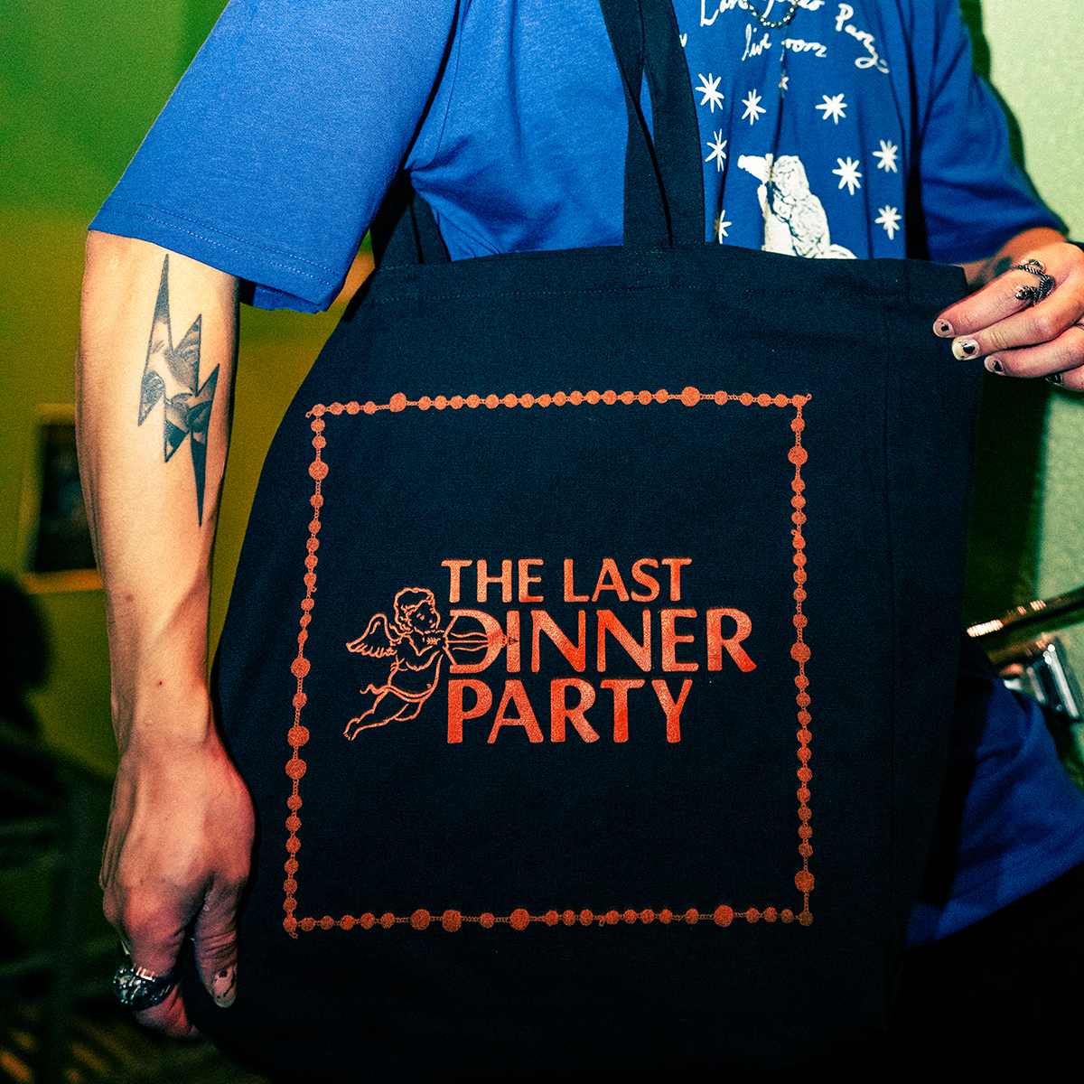 The Last Dinner Party - Black Rosary Tote Bag