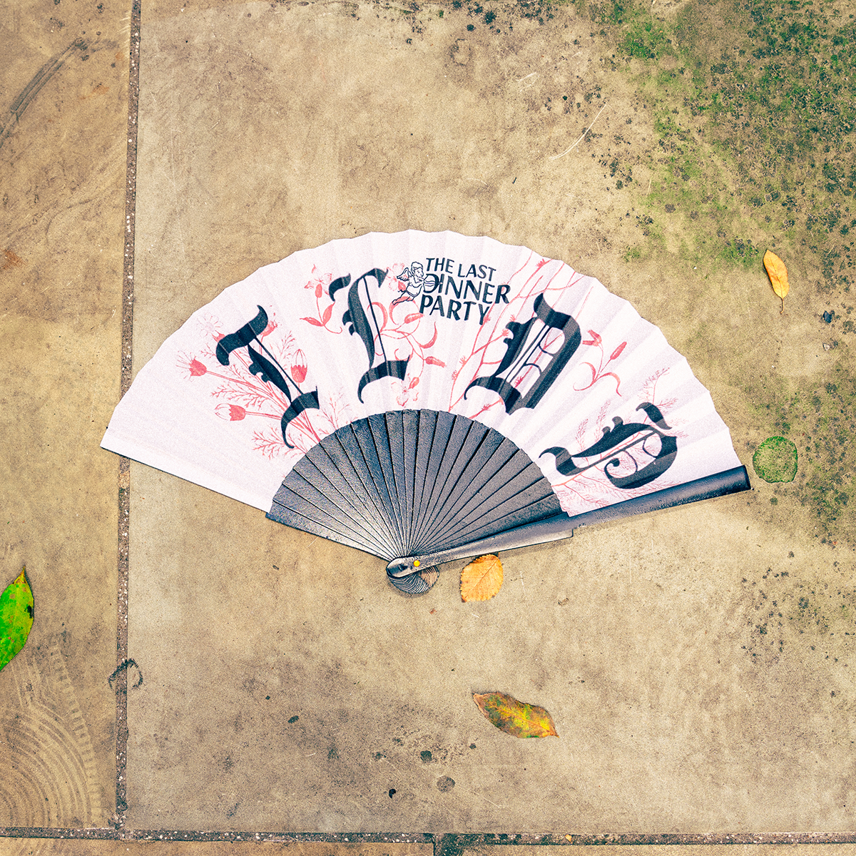 The Last Dinner Party - Off-White Folding Hand fan