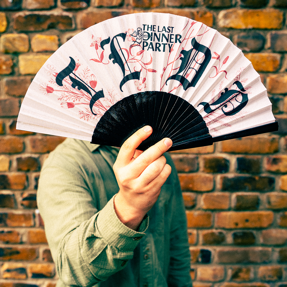 The Last Dinner Party - Off-White Folding Hand fan