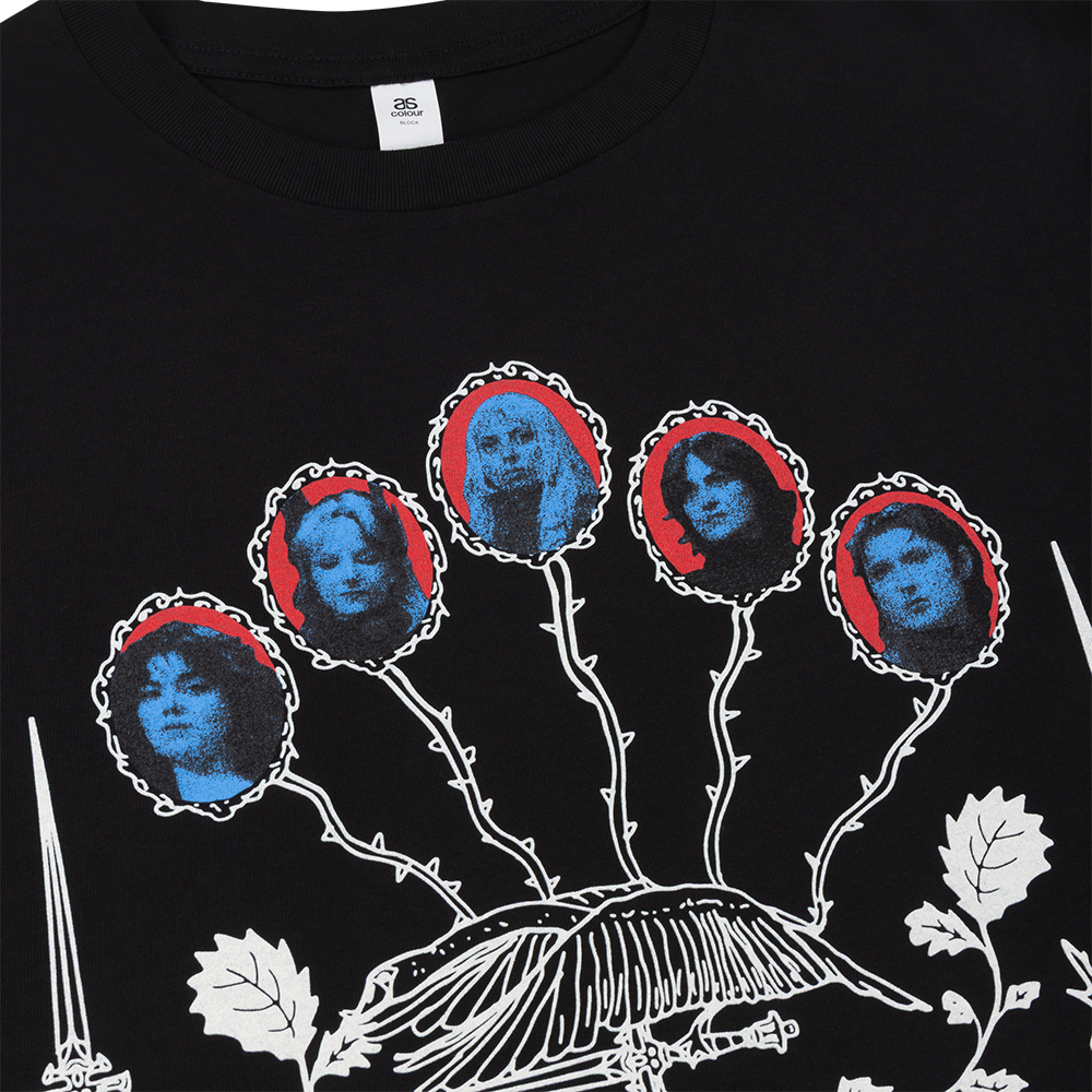 The Last Dinner Party - Illustration Logo Black T-Shirt