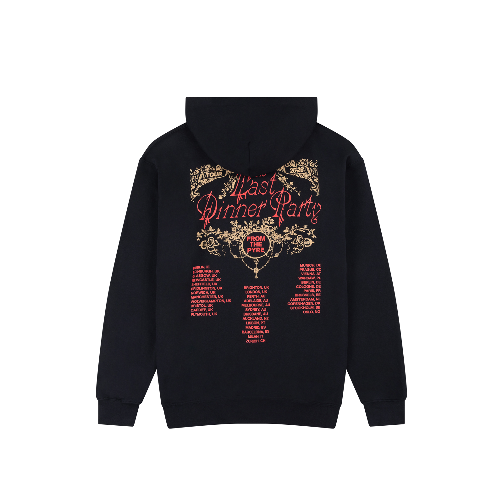 The Last Dinner Party - Red Rose Black Tour Hoodie
