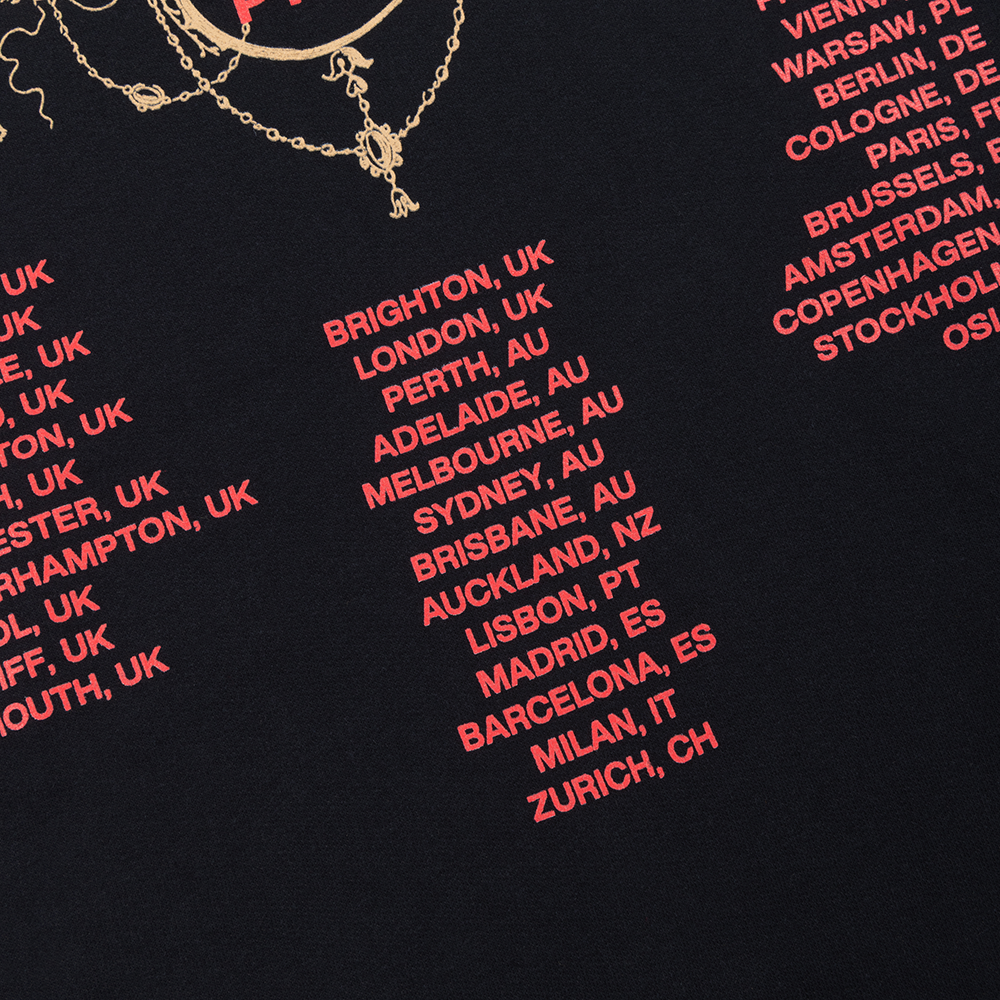 The Last Dinner Party - Red Rose Black Tour Hoodie