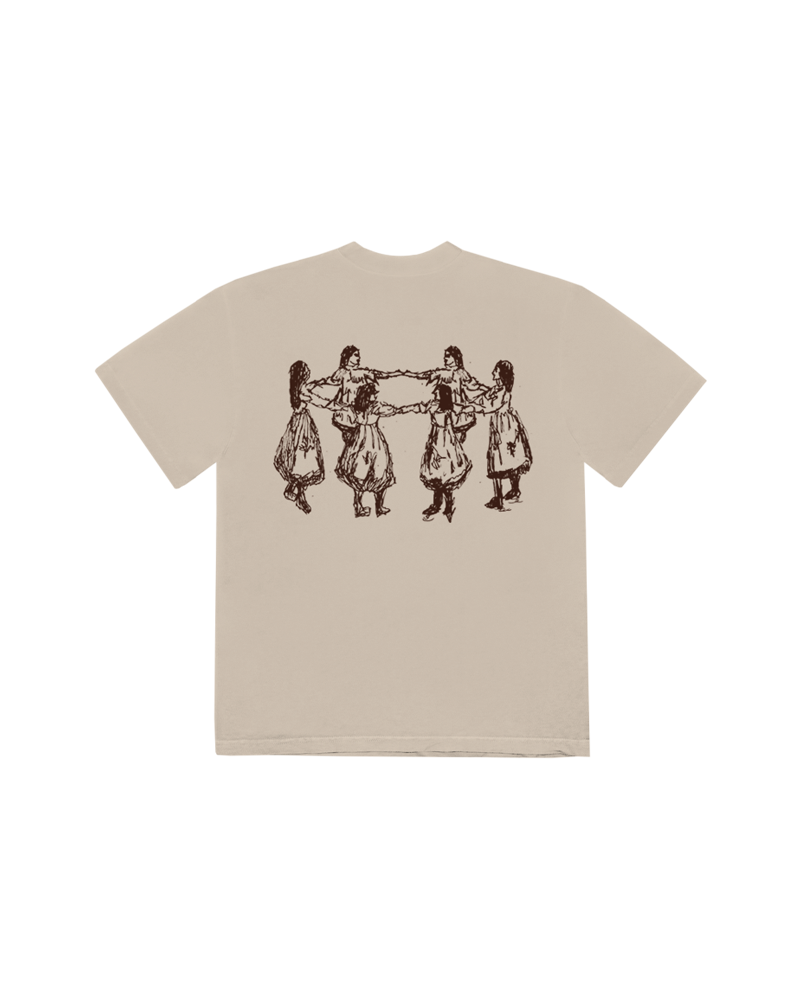 The Last Dinner Party - Dancing Circle Logo Bone T-Shirt