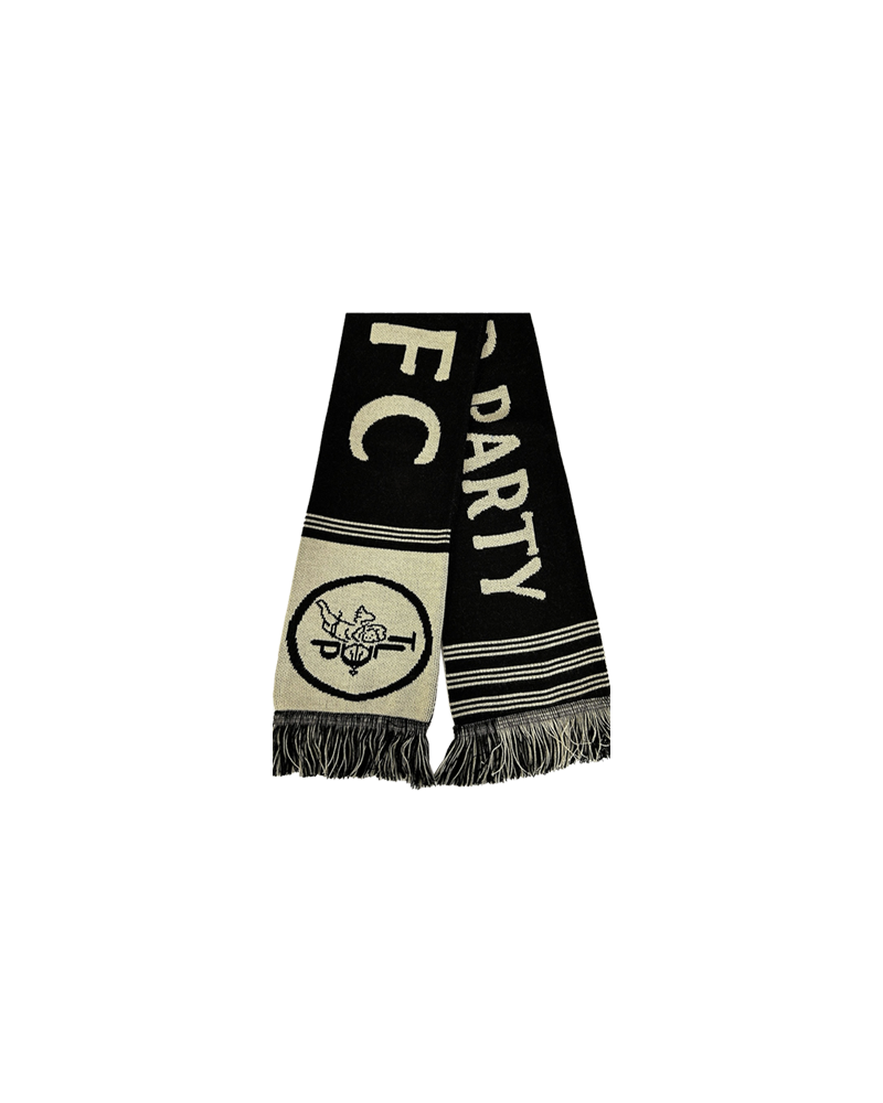 The Last Dinner Party - Black / Ecru Knitted Football Scarf