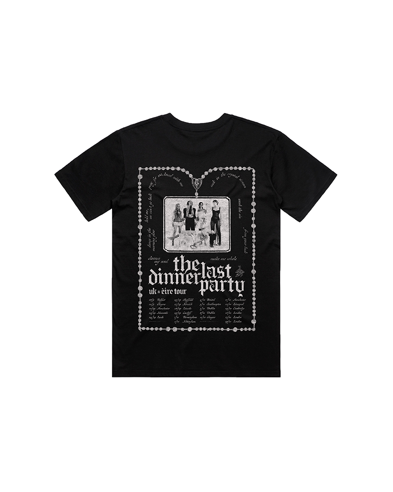 The Last Dinner Party - UK & Éire Tour 2024 Black T-Shirt