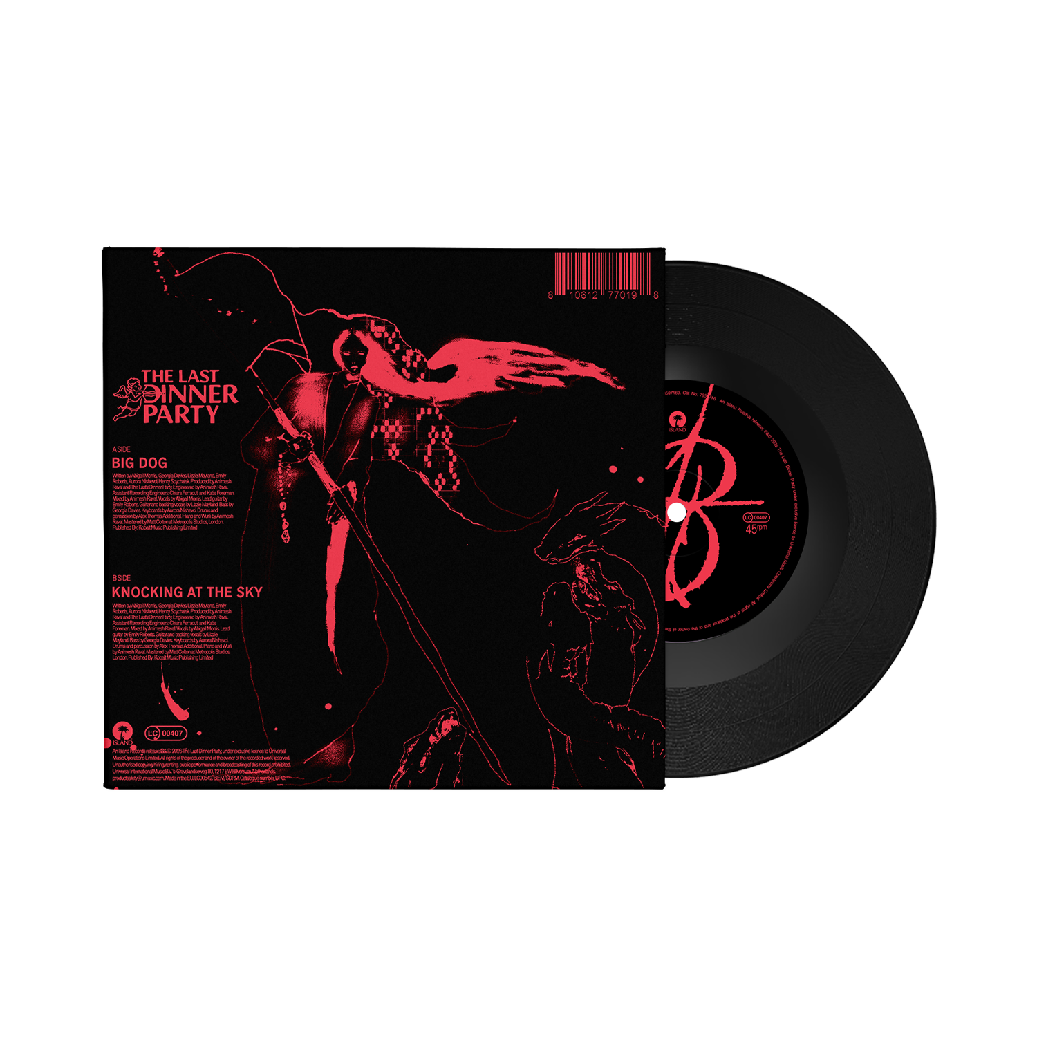 The Last Dinner Party - Big Dog / Knocking at the Sky 7" Single