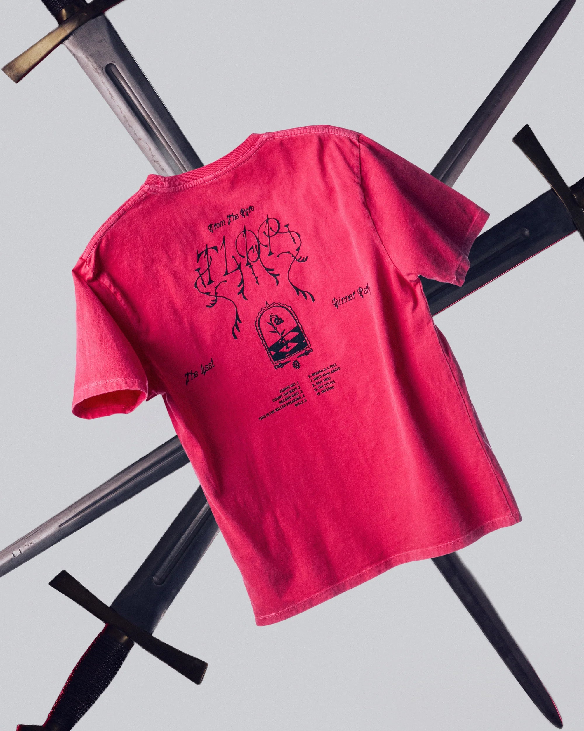 From The Pyre Red Rose T-Shirt