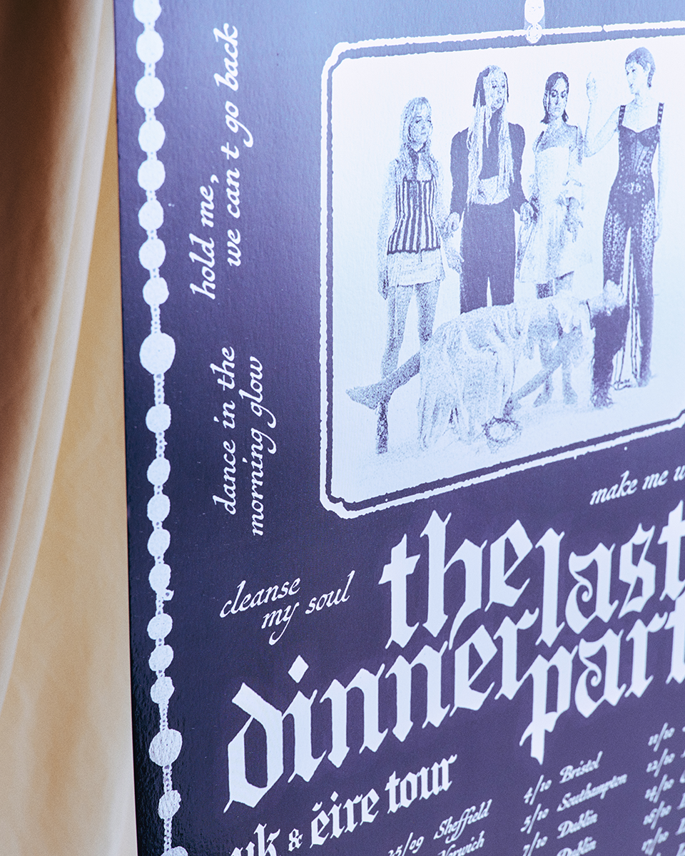 The Last Dinner Party - UK & Éire Tour 2024 Lithoprint