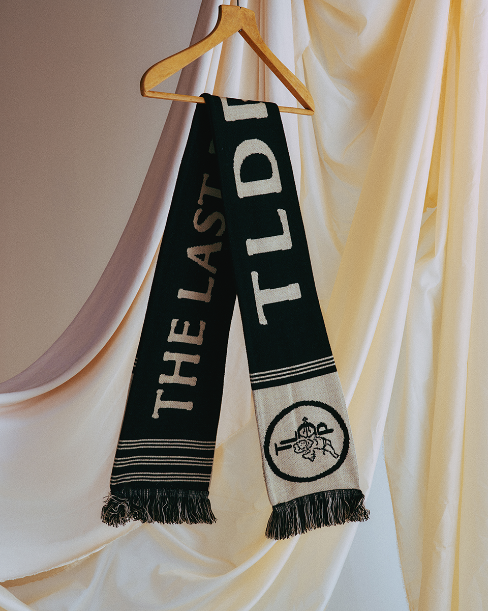 The Last Dinner Party - Black / Ecru Knitted Football Scarf