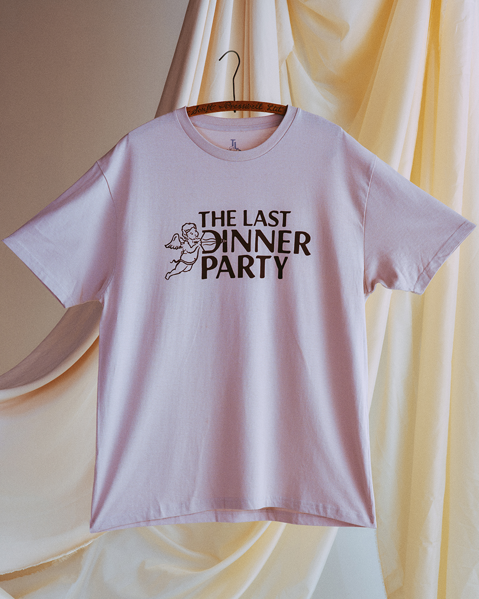 The Last Dinner Party - Dancing Circle Logo Bone T-Shirt