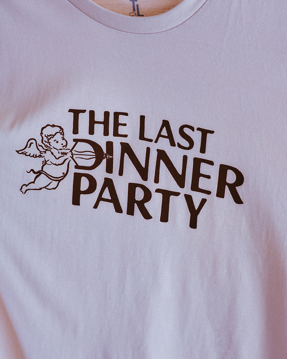 The Last Dinner Party - Dancing Circle Logo Bone T-Shirt